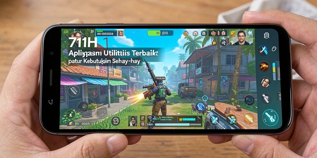 Tampilan antarmuka aplikasi 71H yang user-friendly dan menarik.