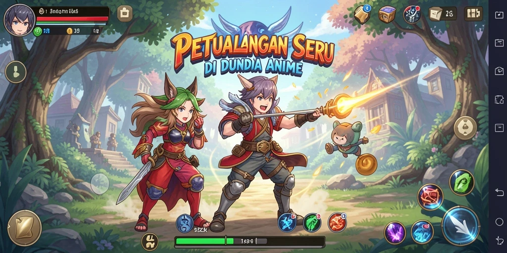 Tampilan screenshot <strong>8ZK</strong> menunjukkan karakter anime dalam pertempuran yang seru.