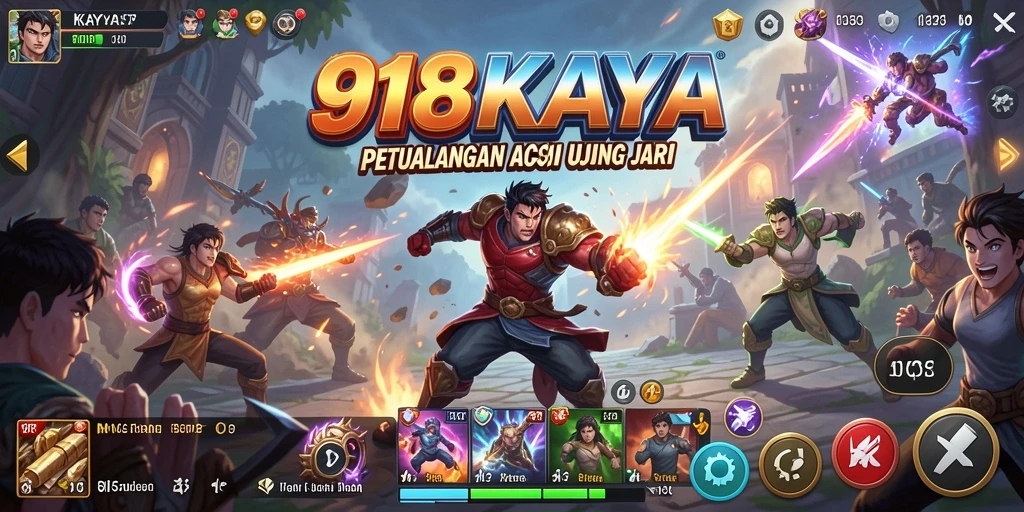 Tampilan gameplay mendebarkan di dalam 918KAYA.