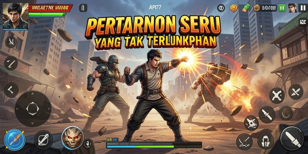 Tampilan seru gameplay API77 dengan aksi yang memukau.