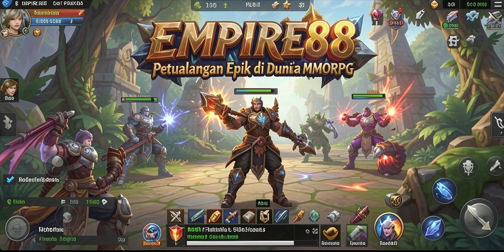 Tampilan gameplay <strong>EMPIRE88</strong> dengan grafis yang menawan dan aksi yang dinamis.