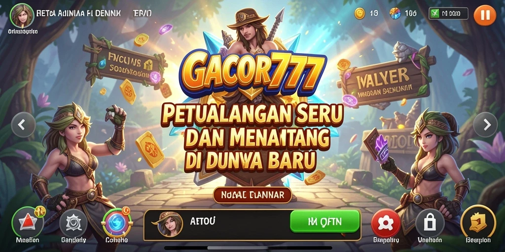 Gameplay seru GACOR777 yang penuh tantangan dan petualangan.
