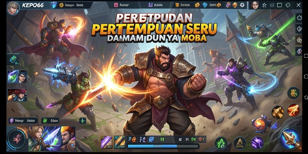 Tangkapan layar dari aksi pertempuran seru di KEPO66.