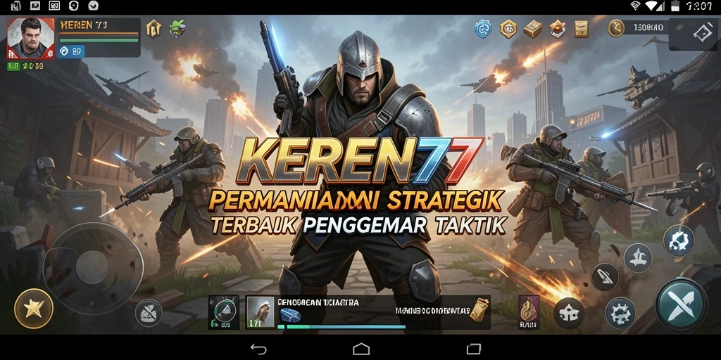 Tampilan gameplay KEREN77 yang seru dan strategis.