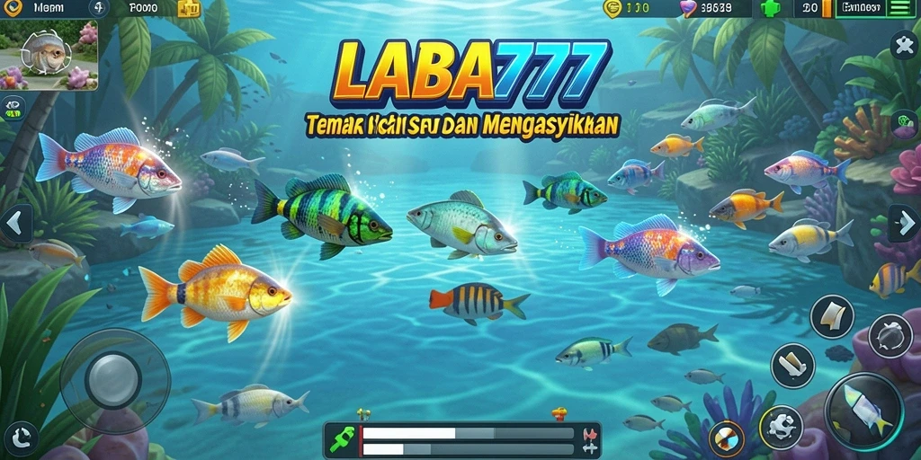 Tangkapan layar gameplay seru dari LABA777 Tembak Ikan.