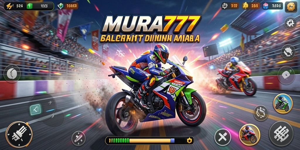Gameplay menegangkan dan grafis motor balap yang memukau.