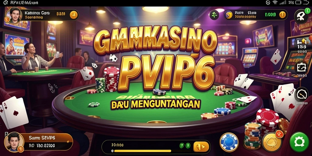 Screenshot RPVIP6 menunjukkan gameplay kasino yang seru dan mendebarkan.