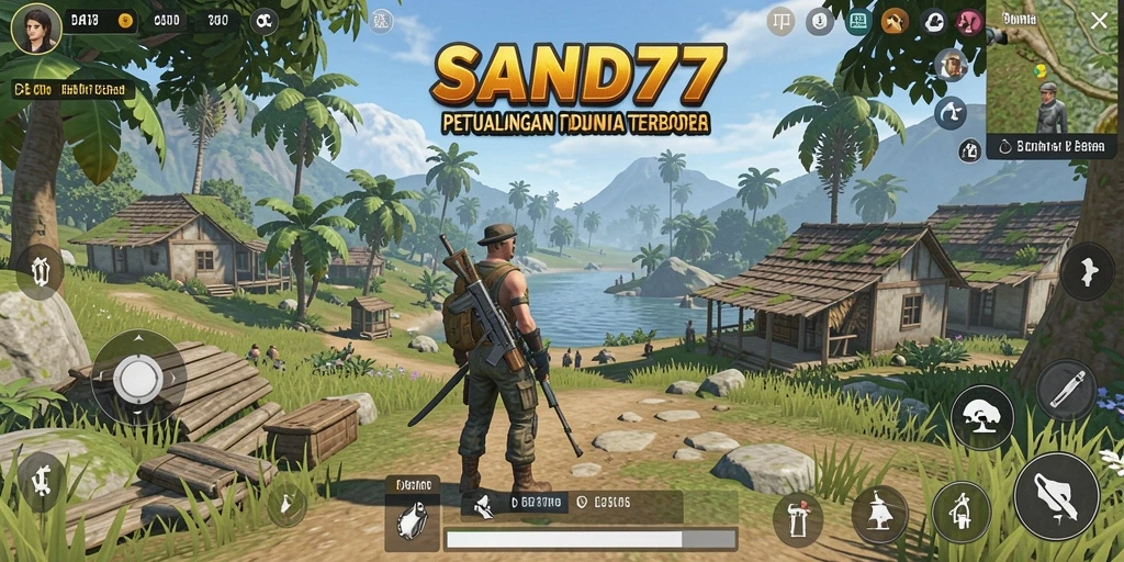 Gameplay SAND77 yang menakjubkan di dunia terbuka.
